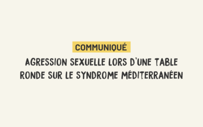 Agression sexuelle lors d’une table ronde sur le syndrome méditerranéen